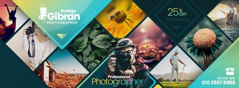 Facebook Cover Layout, Facebook Group Cover Photo, Photographer Background, Fb Header, Facebook Page Cover Photo, Creative Facebook Cover, Site Banner, Travel Banner, Newspaper Design Layout