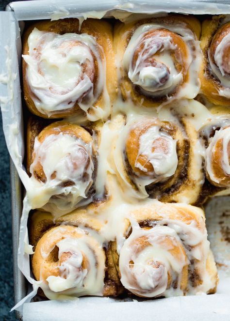 Best Cinnamon Rolls, Ambitious Kitchen, Cinnamon Rolls Homemade, Cinnamon Rolls Recipe, Jambalaya, Make Ahead Breakfast, Cinnamon Buns, Breakfast Brunch Recipes, Rolls Recipe