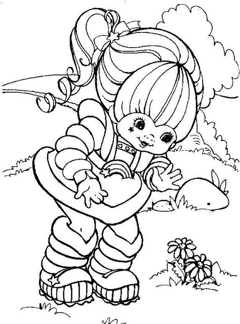 Rainbow brite Coloring Pages Online | Rainbow Brite Online Coloring Pages 80s Coloring, Cartoon Coloring, Vintage Ideas, Fairy Coloring, Rainbow Bright, Online Coloring Pages, Rainbow Brite, Coloring Pages For Girls, Cartoon Coloring Pages