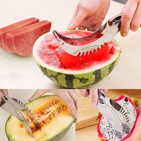 Temu | Explore the Latest Clothing, Beauty, Home, Jewelry & More Cantaloupe Fruit, Watermelon Knife, Fruit Carving Knife, Watermelon Crafts, Melon Salad, Watermelon Slicer, Stainless Steel Kitchen Tools, Fruit Peeler, Cut Watermelon