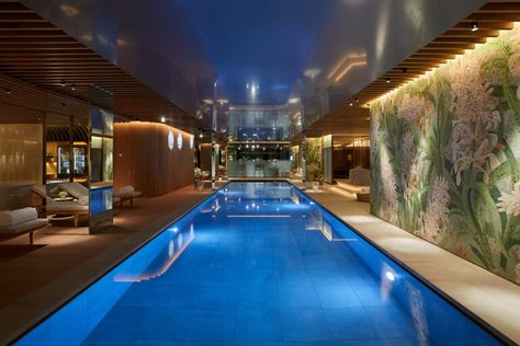 Pool Cinema, Staff Accommodation, Boutique Hotels London, Spa London, Sarah Ward, Landscaped Garden, Bedroom Suites, Relaxation Room, London Hotels