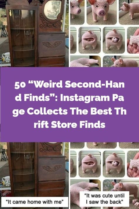 50 “Weird Second-Hand Finds”: Instagram Page Collects The Best Thrift Store Finds Bored Panda Thrift Store Finds, Best Thrift Store Finds, Thrift Shop Finds, Second Hand Shop, In The Jungle, Estate Sale Finds, Thrift Store Finds, Garage Sale, Ancient Ruins