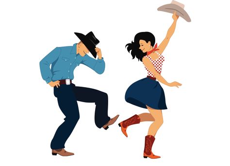 2015 Barn Party: Cowboy and Cowgirl Outfit Inspirations School Dance Themes, Cowboy Draw, Country Line Dancing, Western Dance, Country Line, Dancing Drawings, Dance Themes, Barn Dance, Western Music