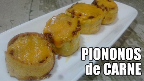 Puerto Rican Piononos de Carne Puerto Rican Recipe, Carne Recipe, Recetas Puertorriqueñas, Rican Food, Puerto Rican Recipes, S'mores, Puerto Rican, Food Culture, Deep Fried