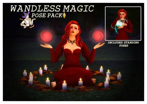 Sims 4 Magic Poses, Sims 4 Halloween Poses, Wandless Magic, Sims 4 Mm Witch Cc, Sims 4 Witch Poses, Sims 4 Vampire Poses, Sims 4 Magic Cc, The Sims 4 Realm Of Magic Cc, Ts4 Occult Cc