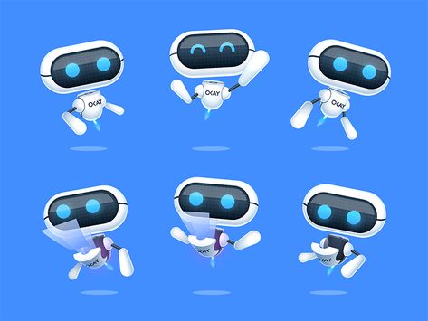 Cute Robot Design, Robot Mascot, Chatbot Design, Robot Painting, Smart Study, Kid Cartoon, Robot Design Sketch, Robot Sketch, Robot Cartoon