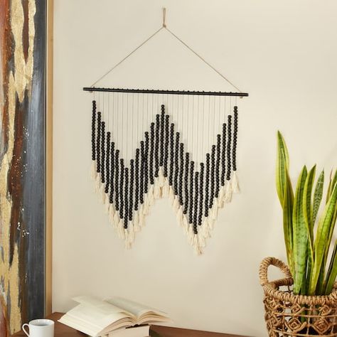 Indonesia Traditional, Traditional Wall Decor, Macrame Wall Decor, Wall Banner, Wood Wall Hanging, Hanging Banner, Wall Sculpture, Wood Wall Decor, Curtain Decor