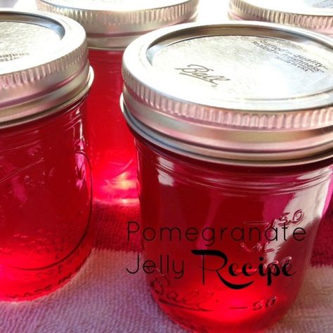 17 Homemade Edible Gifts for Giving Pomegranate Jelly, Pomegranate Recipes, Jelly Recipe, Fruit Preserves, Jam And Jelly, Jelly Recipes, Onion Recipes, Edible Gifts, Pomegranate Juice