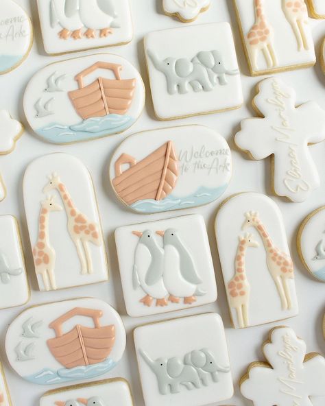 Noah’s First Birthday, Noah's Ark Cookies, Noah’s Ark First Birthday, Noah’s Ark Baptismal Theme, Noah’s Ark Cookies, Noah’s Ark Birthday, Noah's Ark Baby Shower Ideas, Noah's Ark Birthday Party Ideas, Noah’s Ark Themed Birthday Party