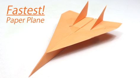 Learn how to make fastest paper plane that fly far. Easy paper plane making out of A4 paper. Beginners can make this origami airplane by following the tutorial. If you can't understand pause the video and try again to make a cool origami airplane. Like this video and subscribe our channel if this video helped you to make the cool airplane easy. Paper Airplane Tutorial, Airplane Tutorial, Easy Paper Origami, Easy Paper Airplane, Cool Origami, Origami Airplane, Dollar Origami, Plane Design, Paper Origami