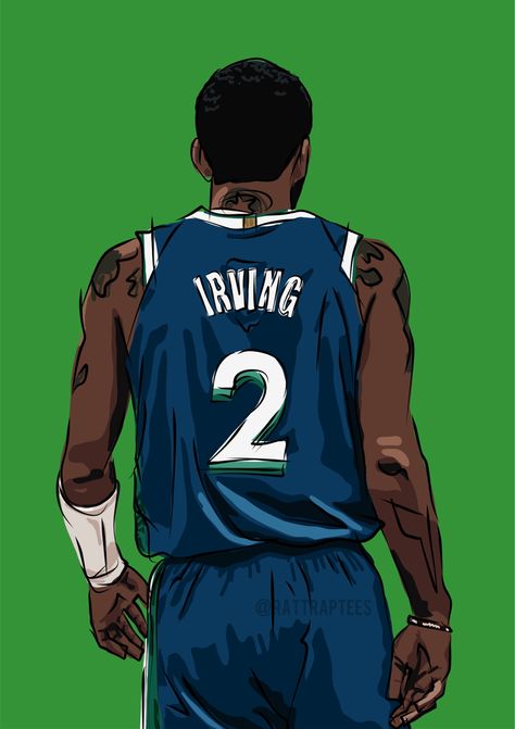 Nba Artwork, Sketch Wall, Kyrie Irving, Dallas Mavericks, Dallas, Nba, Basketball, Sketch, Art Prints