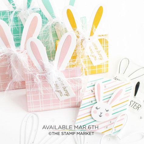 The Stamp Market ™️ on Instagram: “🐰SNEAK PEEK 🌸 We have a few fun new Easter products coming your way. Bunny Ears Dies- in both x large and mini size. They can be added…” Mini Ears, The Stamp Market, Christmas Gift Packaging, Some Bunny Loves You, Festive Crafts, Spring Projects, Bunny Ears, Easter Kids, Card Kit