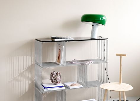 Suspended Shelves, Wired Glass, Montana Furniture, Wire Shelf, Shelf Bookcase, Shelf Supports, Small Shelves, Wire Shelving, Futuristic Design