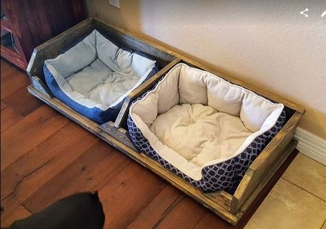 Rustic Dog Beds, Pallet Dog Beds, Pallet Walls, Pallet Crates, Pallet Beds, Pallet House, Dog House Diy, Diy Dog Bed, Diy Videos Tutorials