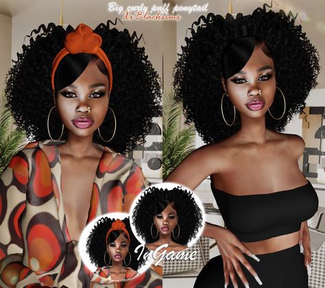 Big curly puff ponytail Diamond heart nose ring | Patreon Sims 4 Xxblacksims Hair, Heart Nose Ring, Curly Puff, Heart Nose Rings, Puff Ponytail, Sims 4 Black Hair, Diamond Nose Ring, Baby Bear Baby Shower, Sims 4 Cc