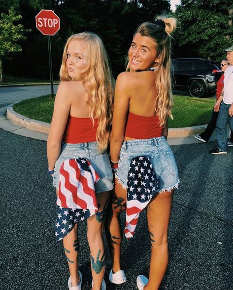 @Jada18🌻 Usa Theme Outfit, 4th July Outfit, Cute 4th Of July Outfits, July 4th Outfits, Fourth Of July Pics, 4th Of July Pics, Spirit Week Outfits, 4th Of July Photos, July Outfits