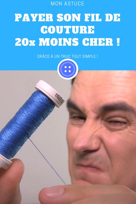 Mon astuce pour ne plus payer ses fils de couture 1000% trop cher !  Si vous cousez beaucoup, vous avez dû vous rendre compte que cela peut rapidement devenir couteux niveau bobines !  Je l'ai constaté aussi, alors je me suis adapté !