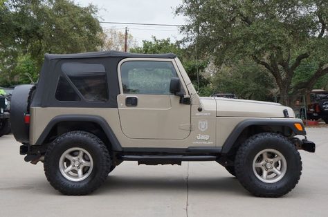 2003 Jeep Wrangler  (TJ) 97 Jeep Wrangler, Jeep Wrangler Soft Top, 2003 Jeep Wrangler, League City Texas, Wrangler Sport, Jeep Wrangler Sport, Jeep Tj, Jeep Stuff, Wrangler Tj