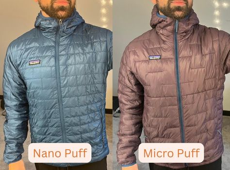 Patagonia Nano Puff vs Micro Puff: Temp ratings & more Patagonia Nano Puff, Mountain Equipment, Puff Jacket, Mens Parka, Patagonia Jacket, Womens Parka, The Eye, Hand Warmers, Patagonia