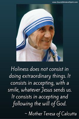 Mother Teresa of Calcutta quote with smiling image. Quotes On Kindness, St Teresa Of Calcutta, Mother Theresa Quotes, Mother Teresa Quote, Teresa Of Calcutta, Saint Teresa Of Calcutta, St Teresa, Mother Teresa Quotes, Saint Quotes Catholic