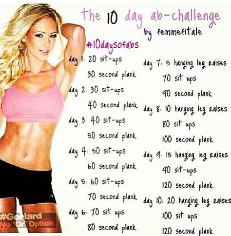 10day ab challenge Total Abs, Ab Workout Challenge, 10 Day Challenge, Ab Challenge, Abs Challenge, Diet Vegetarian, Fitness Challenge, Day Challenge, Motivation Fitness