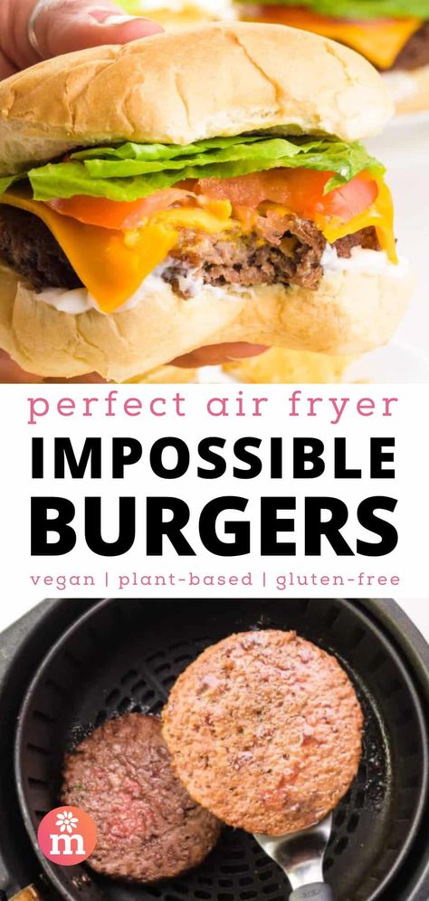 Veggie Burger Patties, Lentil Burgers, Vegan Keto Recipes, Veggie Burgers Recipe, Vegan Dinner Recipes Easy, Impossible Burger, The Best Burger, Plant Based Burgers, Vegan Grilling