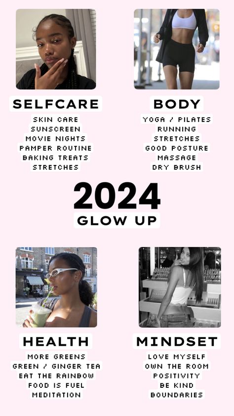 It Girl Glow Up, 2024 Glow Up Plan, It Girl Era, Pampering Routine, The Glow Up, Self Confidence Tips, Get My Life Together, Healthy Lifestyle Motivation, Confidence Tips