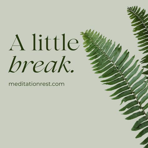 Take a little break. #meditation #relax #rest Meditation Quotes, Take A, Meditation, Take That, Quotes