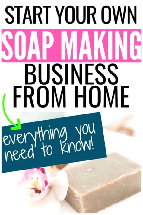 Starting A Soap Business From Home, Soap Making Studio Ideas, Soap Making Business, Soap Business, Easy Soap Recipes, Handmade Soap Recipes, Soap Making Recipes, Unique Soap, Business From Home