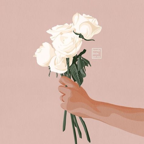 Rosado Aesthetic, Procreate Pocket, Procreate Illustration, Journal Lists, Rosé Aesthetic, Flower Artwork, Beauty Illustration, Illustration Digital, Painting Wallpaper