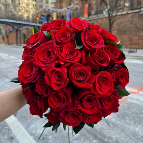 A stunning and chic hand tied bouquet of red roses. Perfect for a date, special occasion, anniversary, or just because! Choose from 3 Dozen Roses, 2 Dozen Roses & 15 Roses Wedding Flowers Red Roses, Red Rose Wedding Bouquet, Wedding Rose Bouquet, Rose Wedding Arch, 2 Dozen Roses, Red Rose Bridal Bouquet, Red Rose Bouquet Wedding, Red Flower Bouquet, Red Roses Bouquet