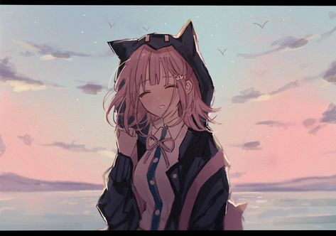 Nanami Chiaki, Chiaki Nanami, Danganronpa 2, Super Danganronpa, Nagito Komaeda, Danganronpa Characters, 영감을 주는 캐릭터, Night Aesthetic, Danganronpa