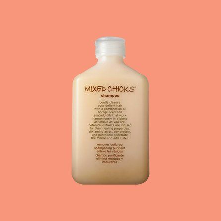 Mixed Chicks Shampoo   - 9 Clarifying Shampoos That'll Take The Gunk Out of Low Porosity Hair Indian Hair Care, Natural Curly Hair Care, Low Porosity Natural Hair, Low Porosity Hair, Relaxed Hair Care, Mixed Chicks, Low Porosity, Biracial Hair, Curly Hair Problems