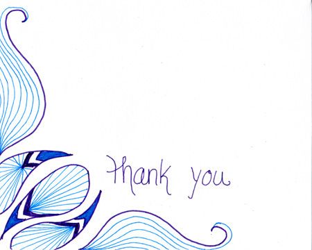 Thank You Doodle, Note Doodles, Hand Drawn Cards, You Doodle, Hand Images, Creating Cards, Thank You Note Cards, Create Something, Zentangle Patterns