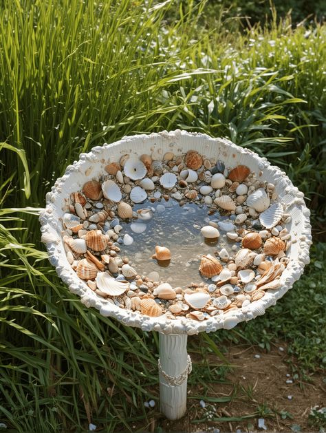 25 DIY Birdbath Ideas – The DIY Desire Cute Bird Bath, Diy Bird Bath Dollar Store, Diy Birdbath Ideas, Diy Bird Bath Ideas, Birdbath Ideas, Unique Bird Baths, Diy Birdbath, Birdbath Fountain, Xmas Tree Stands