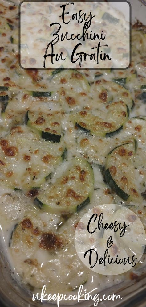 Zucchini And Squash Au Gratin, Shrimp Au Gratin, Zucchini Au Gratin, Baked Sweet Potato Casserole, Quick Easy Side Dishes, Lite Recipes, Christmas Side Dish Recipes, Shrimp Zucchini, Vegetable Side Dishes Healthy