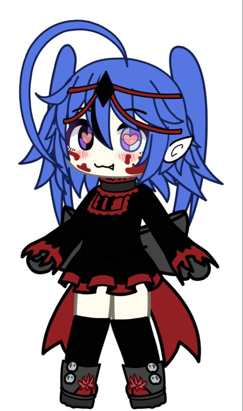 Gacha Life Outfits Halloween, Halloween Gacha Life Outfits, Halloween Gacha Oc, Gacha Life Clown Outfits, Gacha Halloween Outfits, Gacha Life Halloween Outfits, Gacha Yandere, Free Ocs, Clown Dress