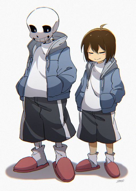 Sans Frisk, Sans E Frisk, Smile Drawing, Frans Undertale, Sans Art, Sans Cute, Anime Undertale, Undertale Sans, Undertale Funny