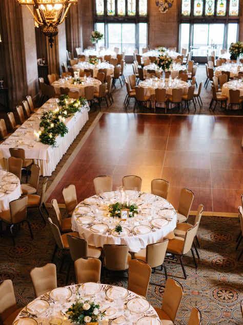 {{University Club of Chicago wedding reception flowers for a late summer wedding with a palette of greens and ivory.}} Photography by http://www.kylejohnphoto.com/ || Flowers by Pollen, pollenfloraldesign.com Small Chairs, Conference Room Design, Late Summer Wedding, University Events, Late Summer Weddings, Wedding Reception Flowers, Reception Flowers, Eco Friendly Wedding, One Fine Day