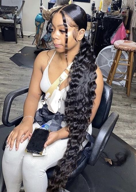 Scorpio Vixen Weave Ponytail Hairstyles, Logo Package, Sleek Ponytail Hairstyles, Black Ponytail Hairstyles, Birthday Hairstyles, Slicked Back Hair, Girls Hairstyles Braids, Hair Ponytail Styles, Hair Laid