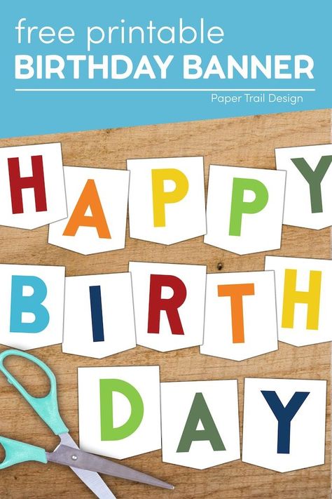 Rainbow Birthday Banner Free Printable, Birthday Banner Templates Free Printable, Happy Birthday Letters Printable Free, Printable Happy Birthday Banner Letters, Diy Happy Birthday Sign, Happy Birthday Sign Printable, Diy Happy Birthday Banner, Free Printable Birthday Banner, Happy Birthday Banner Printable Free