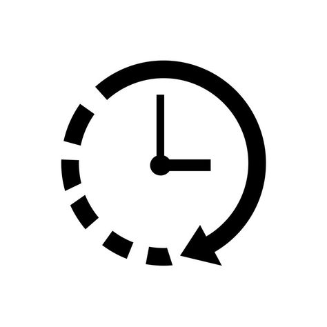 Clock icon symbol sign Minimal Clock, Clock Icon, Blue Clocks, White Clocks, Simple Designs To Draw, Iphone Photo App, Symbol Design, Custom Icons, Iphone App