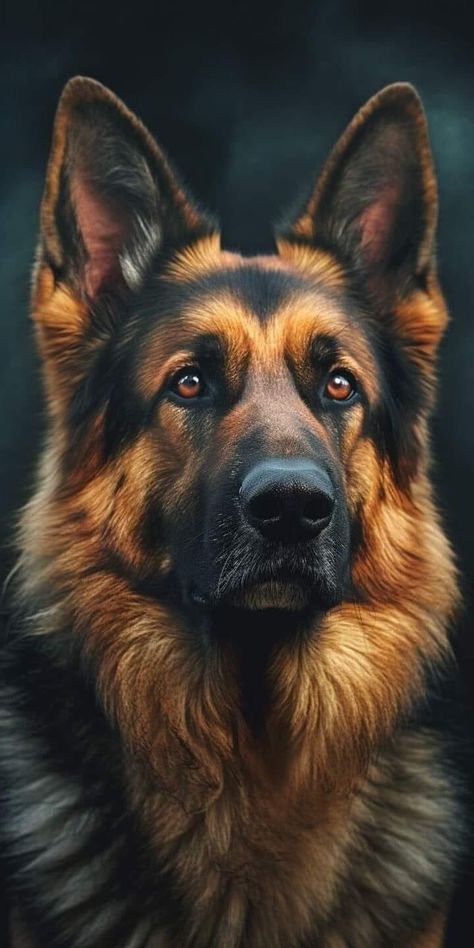 German Sheperd Dogs, German Shepherd Art, Big Dog Breeds, Cute Dogs Images, Scary Dogs, Wild Animals Pictures, Dog Images, German Shepherd Dog, German Shepherd Dogs