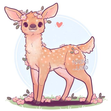 6,728 Beğenme, 38 Yorum - Instagram'da Naomi Lord (@naomi_lord): "✨🌸 New cute animal!! This time thought I’d draw a little fawn! 🌸✨ What animal would ya like to see…" Drawing Antlers, Draw A Deer, Naomi Lord Art, Naomi Lord, Deer Cartoon, Deer Drawing, Cute Kawaii Animals, Cute Sketches, Deer Art