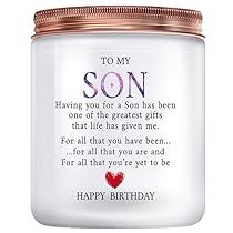 Birthday Gifts For Son, Gifts For Son, Candles Birthday, Son In Law, 40th Birthday Gifts, Son Gift, Sons Birthday, Gifts For Adults, 40th Birthday