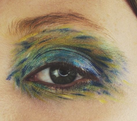 Van Gogh Eye Makeup, Van Gogh Makeup, Avant Garde Makeup, Art Van, Eye Art, Artistry Makeup, Makeup Inspo, Van Gogh, Beautiful Dresses