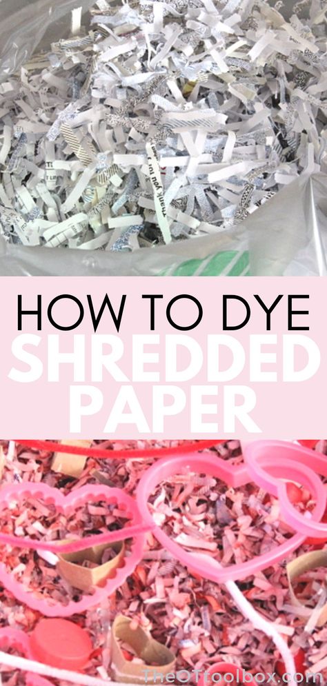 Paper Sensory Bin, Upcycle Paper, Recycled Paper Crafts, Play For Kids, Paper Shredder, Gift Bags Diy, Diy Gift Baskets, Paper Mache Crafts, How To Age Paper