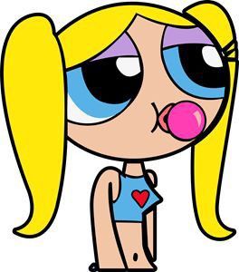 Baddie Bubbles Powerpuff, Bubbles Drawing Powerpuff, Bubbles Powerpuff Painting, Cartoon Icons Drawing, Bubles Powerpuff, Powerpuff Girl Drawing, Mean Girls Drawing, Teen Powerpuff, Powerpuff Girls Drawing