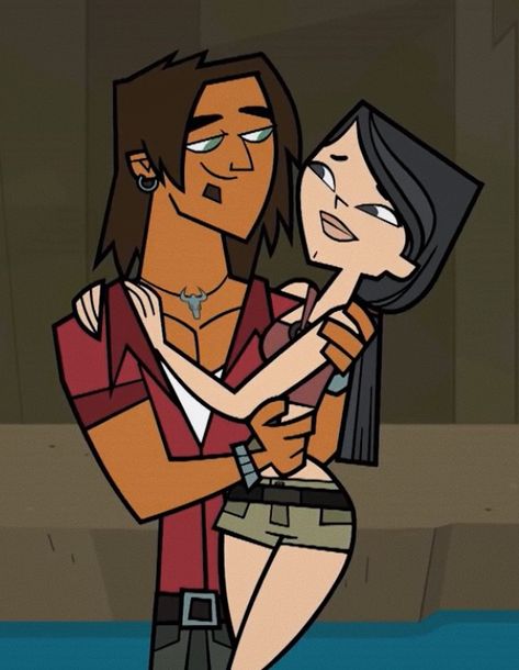 Aleheather Matching Icons, Total Drama Island Heather And Alejandro, Tdi Heather X Alejandro, Total Drama Heather And Alejandro, Heather And Alejandro Fanart, Heather And Alejandro, Aleheather Fanart, Alejandro And Heather, Cant Help Falling In Love