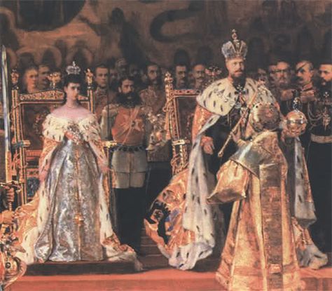 With AIII (coronation Marie Feodorovna, Russian Aristocracy, Coronation Robes, Maria Feodorovna, House Of Romanov, Queen Alexandra, Romanov Dynasty, Tsar Nicholas Ii, Tsar Nicholas